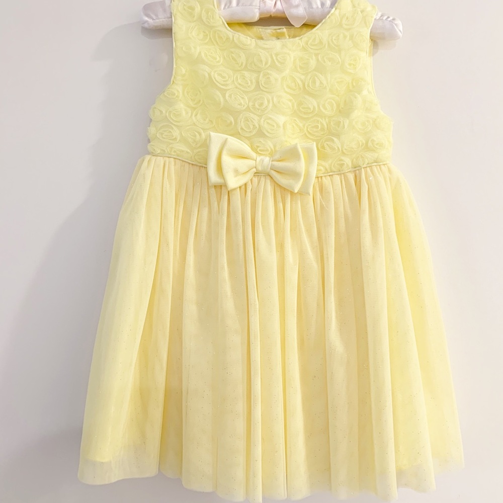Yellow George toddler dress
